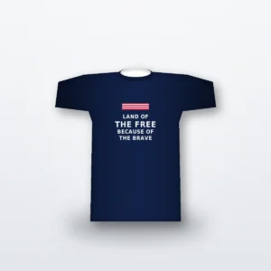 Land of the Free Because of the Brave Tee