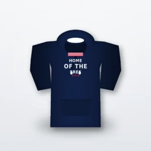 Home of the Free Flag Hoodie