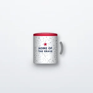 Home of the Brave Enamel Camp Mug